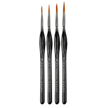 Load image into Gallery viewer, 1Set Numbers Brushes Artistic Accessories Multipurpose Painting Supplies Sketch Pen Oil Painting Pens Red/Black Wooden
