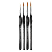 Load image into Gallery viewer, 1Set Numbers Brushes Artistic Accessories Multipurpose Painting Supplies Sketch Pen Oil Painting Pens Red/Black Wooden
