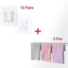 Load image into Gallery viewer, Double-Sided Adhesive Wall Hooks Hanger Strong Transparent Suction Cup Wall Holder For Kitchen dubbelzijdig klevende haken
