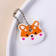Load image into Gallery viewer, Cute Cartoon Keychain Silicone Cat Dog Protective Key Case Cover for Key Control Dust Cap Holder Gift Women Key Chain

