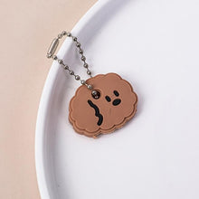 Load image into Gallery viewer, Cute Cartoon Keychain Silicone Cat Dog Protective Key Case Cover for Key Control Dust Cap Holder Gift Women Key Chain
