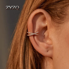 Load image into Gallery viewer, ZYZQ 1PC Punk Gold Metal Ear Cuff Ear Clip for Women No Pierced C Shape Geometric Small Earcuff Ear Wrap Earcuff Clips Jewelry
