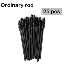Load image into Gallery viewer, Disposable Eyelash Brush 25/50 Pcs Crystal Eye Brush Diamond Handle Mini Mascara Wands Brush Eyelash Extension Makeup Brush Set
