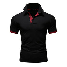 Load image into Gallery viewer, Covrlge Polo Shirt Men Summer Stritching Men's Shorts Sleeve Polo Business Clothes Luxury Men Tee Shirt Brand Polos MTP129
