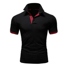 Load image into Gallery viewer, Covrlge Polo Shirt Men Summer Stritching Men's Shorts Sleeve Polo Business Clothes Luxury Men Tee Shirt Brand Polos MTP129
