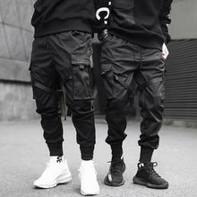 Load image into Gallery viewer, Streetwear Men's Multi Pockets Cargo Harem Pants Hip Hop Casual Male Track Pants Joggers Trousers Fashion Harajuku Men Pants
