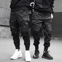 Load image into Gallery viewer, Streetwear Men's Multi Pockets Cargo Harem Pants Hip Hop Casual Male Track Pants Joggers Trousers Fashion Harajuku Men Pants

