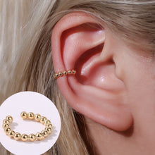 Load image into Gallery viewer, ZYZQ 1PC Punk Gold Metal Ear Cuff Ear Clip for Women No Pierced C Shape Geometric Small Earcuff Ear Wrap Earcuff Clips Jewelry
