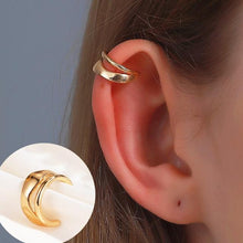 Load image into Gallery viewer, ZYZQ 1PC Punk Gold Metal Ear Cuff Ear Clip for Women No Pierced C Shape Geometric Small Earcuff Ear Wrap Earcuff Clips Jewelry
