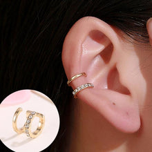 Load image into Gallery viewer, ZYZQ 1PC Punk Gold Metal Ear Cuff Ear Clip for Women No Pierced C Shape Geometric Small Earcuff Ear Wrap Earcuff Clips Jewelry
