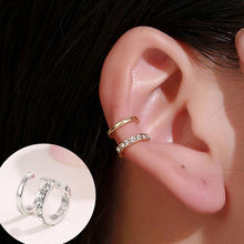 Load image into Gallery viewer, ZYZQ 1PC Punk Gold Metal Ear Cuff Ear Clip for Women No Pierced C Shape Geometric Small Earcuff Ear Wrap Earcuff Clips Jewelry
