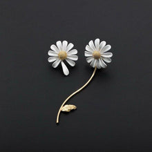 Load image into Gallery viewer, Korean Style Cute Small Daisy Flower Stud Earrings For Women Girls Sweet Statement Asymmetrical Earring Party Jewelry Gifts
