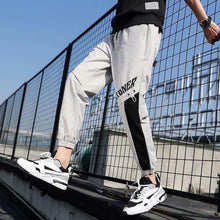 Load image into Gallery viewer, Men's Side Pockets Cargo Harem Pants 2021 Ribbons Black Hip Hop Casual Male Joggers Trousers Fashion Casual Streetwear Pants
