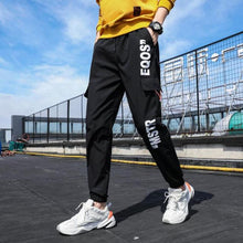 Load image into Gallery viewer, Men's Side Pockets Cargo Harem Pants 2021 Ribbons Black Hip Hop Casual Male Joggers Trousers Fashion Casual Streetwear Pants
