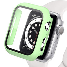 Load image into Gallery viewer, Tempered Glass+Matte Watch Cover  for Apple Watch Case 44mm 40mm 42mm 38mm  Bumper+Screen Protector for Iwatch SE 6 5 4 3 2 1
