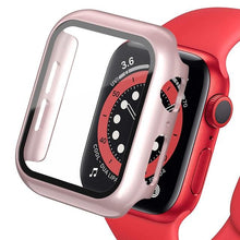 Load image into Gallery viewer, Tempered Glass+Matte Watch Cover  for Apple Watch Case 44mm 40mm 42mm 38mm  Bumper+Screen Protector for Iwatch SE 6 5 4 3 2 1
