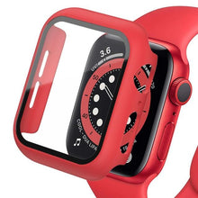Load image into Gallery viewer, Tempered Glass+Matte Watch Cover  for Apple Watch Case 44mm 40mm 42mm 38mm  Bumper+Screen Protector for Iwatch SE 6 5 4 3 2 1
