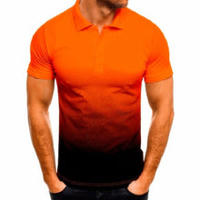Load image into Gallery viewer, KB Men Polo Men Shirt Short Sleeve Polo Shirt Contrast Color Polo New Clothing Summer Streetwear Casual Fashion Men tops

