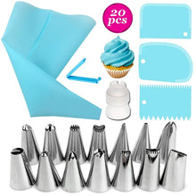 Load image into Gallery viewer, 26/20/18Pcs/Set Stainless Steel+Plastic Cakes Decoration Pastry Nozzle Set Multi Purpose With Cream Pastry Bag Kitchen Gadgets
