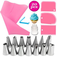 Load image into Gallery viewer, 26/20/18Pcs/Set Stainless Steel+Plastic Cakes Decoration Pastry Nozzle Set Multi Purpose With Cream Pastry Bag Kitchen Gadgets
