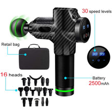 Load image into Gallery viewer, LCD Electric massage Fascia Gun Slimming Body Muscle Relaxation for Neck back foot leg shoulder Massager massage Gun percussion
