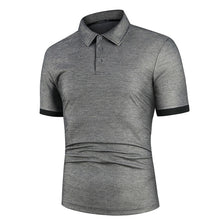 Load image into Gallery viewer, KB Men Polo Men Shirt Short Sleeve Polo Shirt Contrast Color Polo New Clothing Summer Streetwear Casual Fashion Men tops
