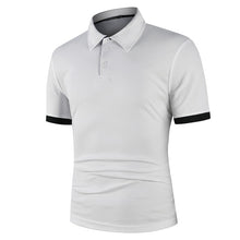 Load image into Gallery viewer, KB Men Polo Men Shirt Short Sleeve Polo Shirt Contrast Color Polo New Clothing Summer Streetwear Casual Fashion Men tops
