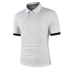 Load image into Gallery viewer, KB Men Polo Men Shirt Short Sleeve Polo Shirt Contrast Color Polo New Clothing Summer Streetwear Casual Fashion Men tops
