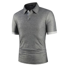 Load image into Gallery viewer, KB Men Polo Men Shirt Short Sleeve Polo Shirt Contrast Color Polo New Clothing Summer Streetwear Casual Fashion Men tops
