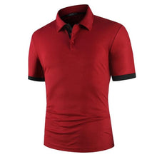 Load image into Gallery viewer, KB Men Polo Men Shirt Short Sleeve Polo Shirt Contrast Color Polo New Clothing Summer Streetwear Casual Fashion Men tops
