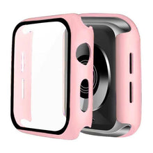 Load image into Gallery viewer, Glass + Cover For Apple Watch case 6/SE/5/4/3/2/1 iWatch 42mm 38mm bumper Tempered Glass for apple watch 44mm 40mm 42mm 38mm
