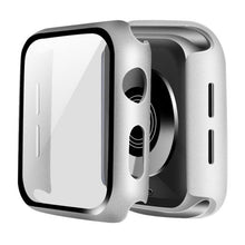 Load image into Gallery viewer, Glass + Cover For Apple Watch case 6/SE/5/4/3/2/1 iWatch 42mm 38mm bumper Tempered Glass for apple watch 44mm 40mm 42mm 38mm
