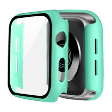 Load image into Gallery viewer, Glass + Cover For Apple Watch case 6/SE/5/4/3/2/1 iWatch 42mm 38mm bumper Tempered Glass for apple watch 44mm 40mm 42mm 38mm
