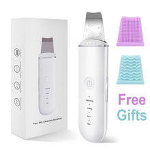 Load image into Gallery viewer, Ultrasonic Skin Scrubber Vibration Face Spatula Blackhead Remover Facial Scrubber Shovel Clean Cavitation Peeling Facial Lifting
