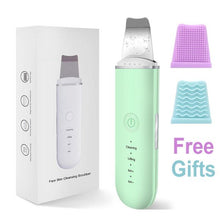 Load image into Gallery viewer, Ultrasonic Skin Scrubber Vibration Face Spatula Blackhead Remover Facial Scrubber Shovel Clean Cavitation Peeling Facial Lifting

