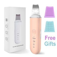 Load image into Gallery viewer, Ultrasonic Skin Scrubber Vibration Face Spatula Blackhead Remover Facial Scrubber Shovel Clean Cavitation Peeling Facial Lifting
