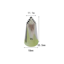 Load image into Gallery viewer, 95#951#113# Leaves Icing Piping Nozzle Sunflower Pastry Nozzles For Cakes Decorating Tools кондитерские товары Cream Decoators
