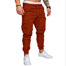 Load image into Gallery viewer, Autumn Men Pants Hip Hop Harem Joggers Pants 2020 New Male Trousers Mens Joggers Solid Multi-pocket Pants Sweatpants M-4XL
