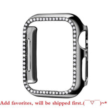 Load image into Gallery viewer, Diamond Bumper Protective Case for Apple Watch Cover Series 6 SE 54321 38MM 42MM For Iwatch 40mm 44mm Smart Bracelet Accessories
