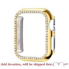 Load image into Gallery viewer, Diamond Bumper Protective Case for Apple Watch Cover Series 6 SE 54321 38MM 42MM For Iwatch 40mm 44mm Smart Bracelet Accessories
