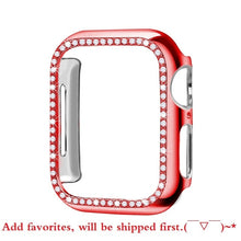 Load image into Gallery viewer, Diamond Bumper Protective Case for Apple Watch Cover Series 6 SE 54321 38MM 42MM For Iwatch 40mm 44mm Smart Bracelet Accessories
