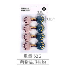 Load image into Gallery viewer, 10 Pcs Door Hook Adhesive Wall Hooks Transparent  Anti-skid Traceless Heavy Duty Stick on Hook Bathroom Kitchen Wall Stickers
