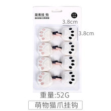 Load image into Gallery viewer, 10 Pcs Door Hook Adhesive Wall Hooks Transparent  Anti-skid Traceless Heavy Duty Stick on Hook Bathroom Kitchen Wall Stickers
