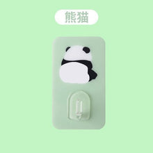Load image into Gallery viewer, 10 Pcs Door Hook Adhesive Wall Hooks Transparent  Anti-skid Traceless Heavy Duty Stick on Hook Bathroom Kitchen Wall Stickers
