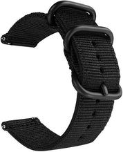 Load image into Gallery viewer, Quick Release Watch Strap for Men Women Premium Nylon NATO Watch Band with Black Stainless Buckle -18mm, 20mm,22mm,24mm
