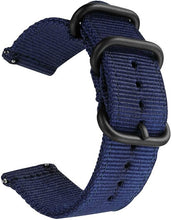 Load image into Gallery viewer, Quick Release Watch Strap for Men Women Premium Nylon NATO Watch Band with Black Stainless Buckle -18mm, 20mm,22mm,24mm
