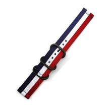Load image into Gallery viewer, Quick Release Watch Strap for Men Women Premium Nylon NATO Watch Band with Black Stainless Buckle -18mm, 20mm,22mm,24mm
