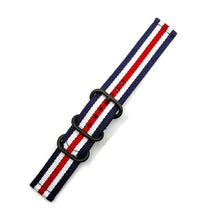 Load image into Gallery viewer, Quick Release Watch Strap for Men Women Premium Nylon NATO Watch Band with Black Stainless Buckle -18mm, 20mm,22mm,24mm
