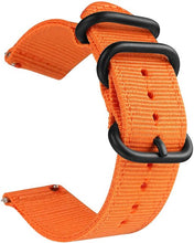 Load image into Gallery viewer, Quick Release Watch Strap for Men Women Premium Nylon NATO Watch Band with Black Stainless Buckle -18mm, 20mm,22mm,24mm
