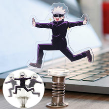 Load image into Gallery viewer, Anime Jujutsu Kaisen Gojou Shake Action Figure Stand Model Plate Desk Decor Cute Shaking Acrylic Standing Sign Toy Fans Gifts
